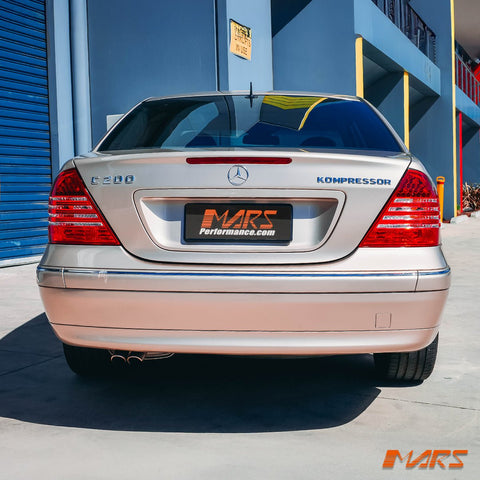 Clear Red LED Tail Lights for Mercedes - Benz C - Class W203 4 doors Sedan 2000 - 2004 - Mars Performance
