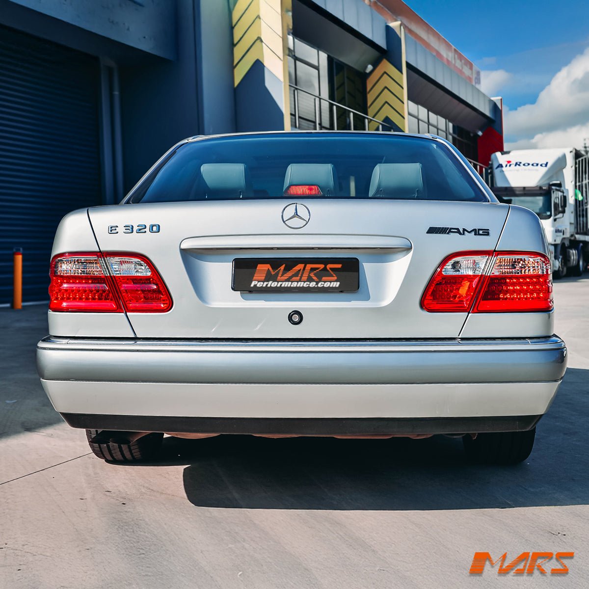 Clear Red LED Tail Lights for Mercedes - Benz E - Class W210 4 doors Sedan 1995 - 2002 - Mars Performance
