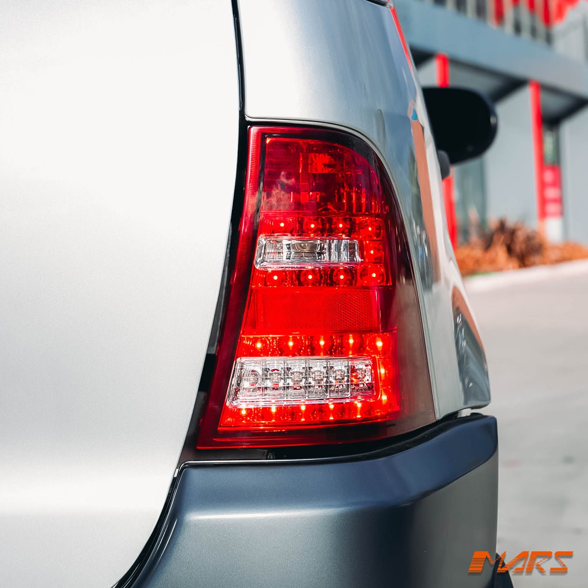 Clear Red LED Tail Lights for Mercedes - Benz ML - Class W163 1997 - 2005 & ML55 AMG - Mars Performance