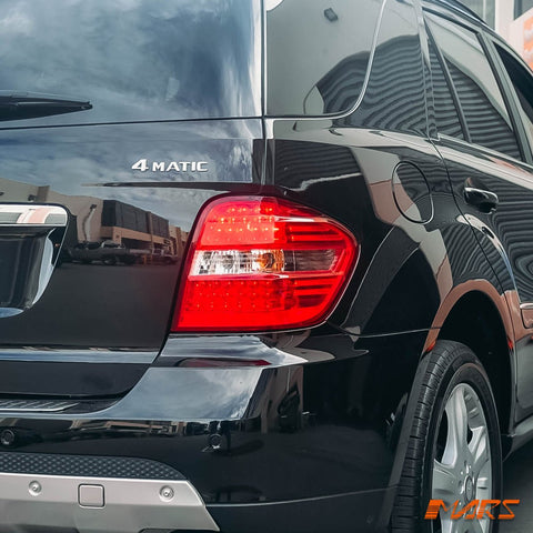 Clear Red LED Tail Lights for Mercedes - Benz ML - Class W164 2006 - 2008 & ML63 AMG - Mars Performance