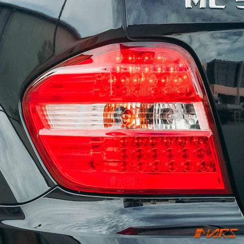 Clear Red LED Tail Lights for Mercedes - Benz ML - Class W164 2006 - 2008 & ML63 AMG - Mars Performance