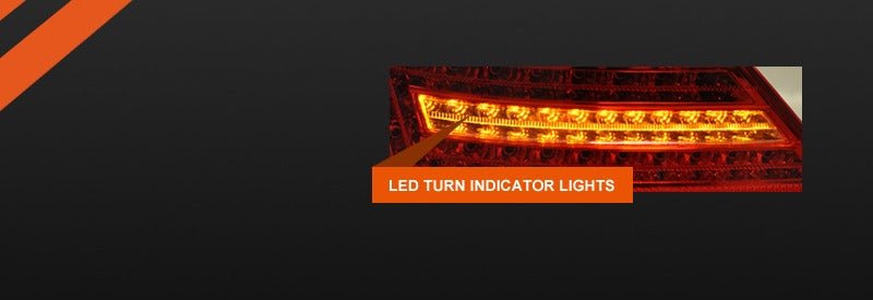 Clear Red LED Tail Lights for Mercedes - Benz S - Class W221 Sedan Pre update 06 - 09 - Mars Performance