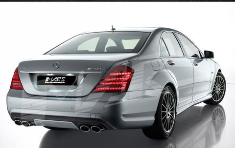 Clear Red LED Tail Lights for Mercedes - Benz S - Class W221 Sedan Pre update 06 - 09 - Mars Performance