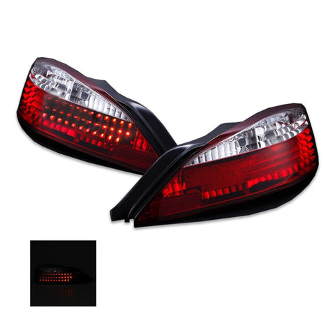 Clear Red LED Tail Lights for Nissan 200SX Silvia S15 - Mars Performance