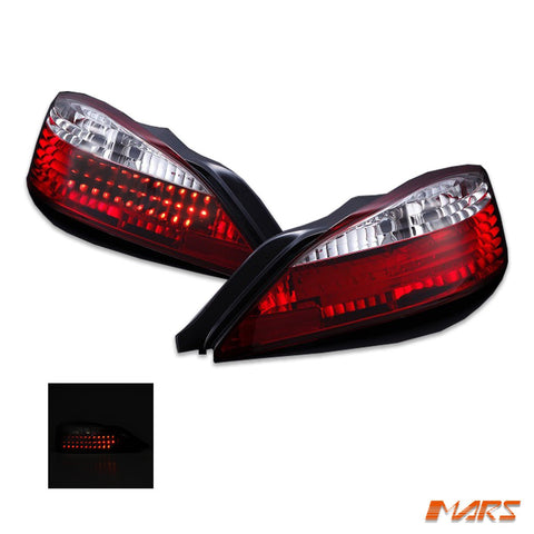 Clear Red LED Tail Lights for Nissan 200SX Silvia S15 - Mars Performance