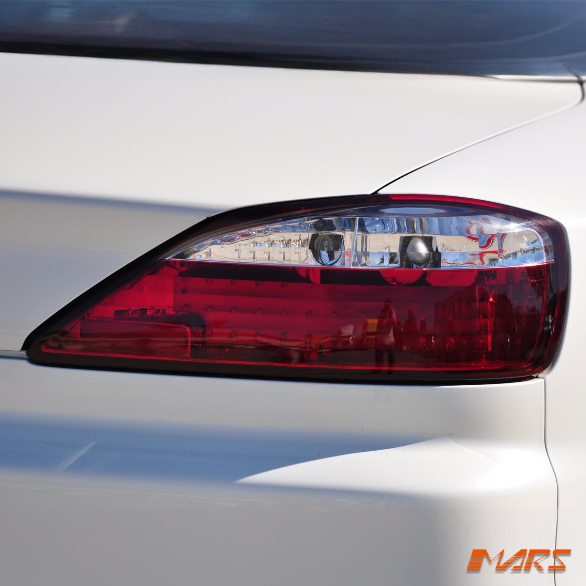 Clear Red LED Tail Lights for Nissan 200SX Silvia S15 - Mars Performance
