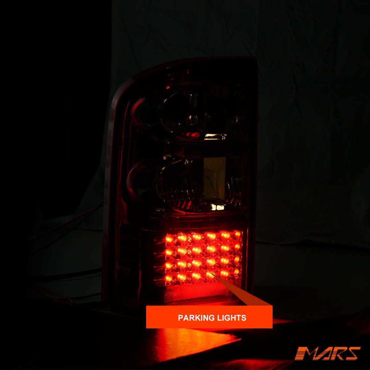 Clear Red LED Tail lights for Nissan Patrol GU 1997 - 2004, Series 1, 2, 3. - Mars Performance