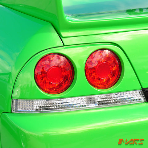 Clear Red LED Tail Lights for Nissan R33 Skyline Coupe GTS - T GT - R GT - T RB250DET - Mars Performance