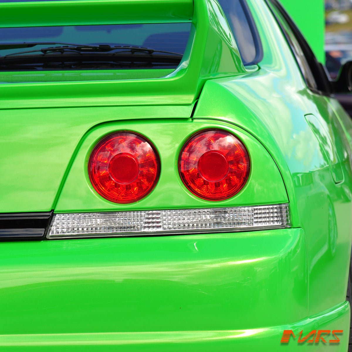 Clear Red LED Tail Lights for Nissan R33 Skyline Coupe GTS - T GT - R GT - T RB250DET - Mars Performance
