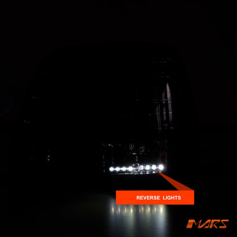 Clear Red LED Tail Lights for TOYOTA LANDCRUISER FJ100 LC100 105 1998 - 2007 - Mars Performance
