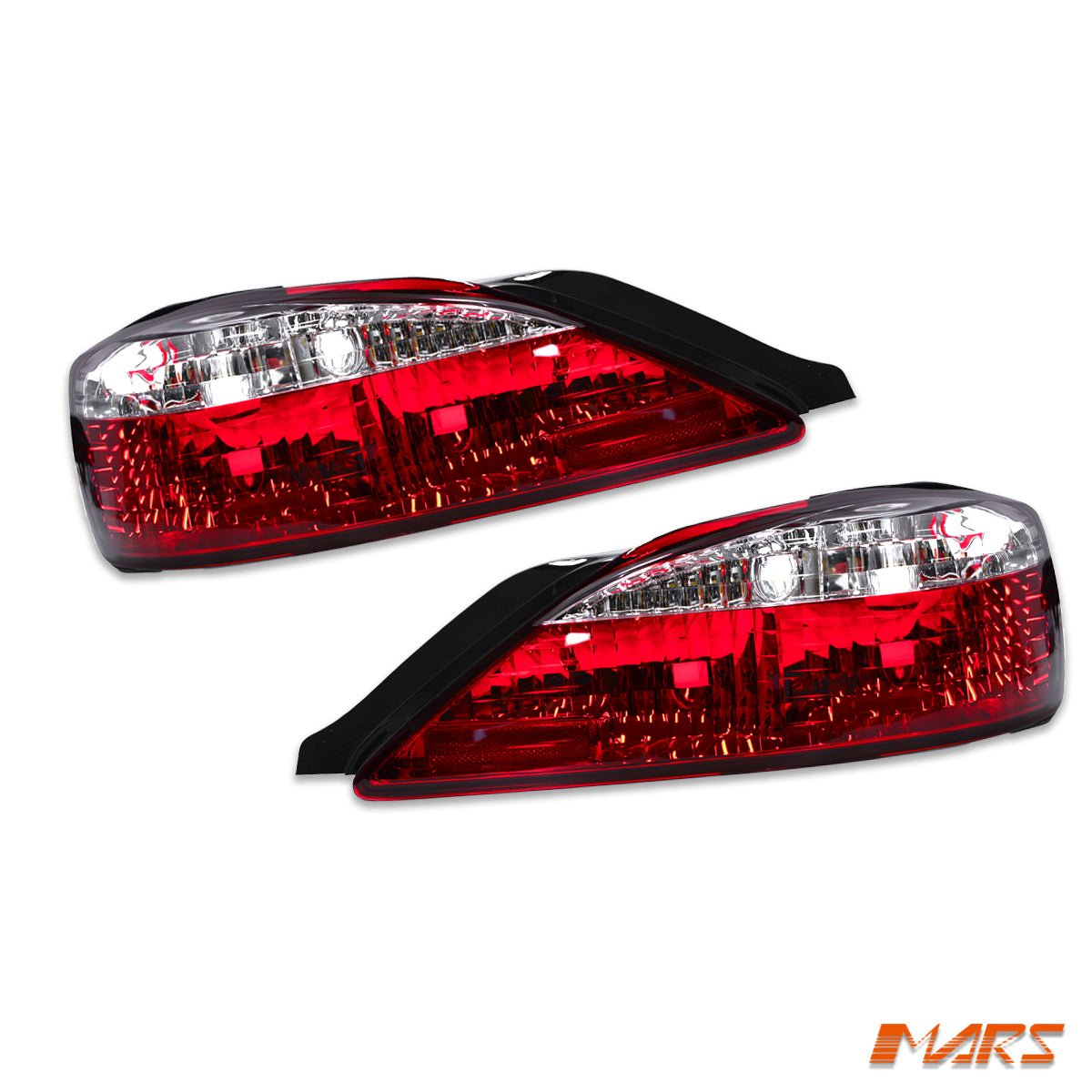 Clear Red Non LED Tail Lights for Nissan 200SX Silvia S15 - Mars Performance