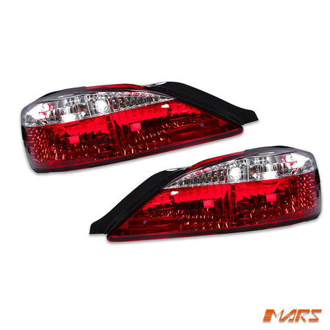 Clear Red Non LED Tail Lights for Nissan 200SX Silvia S15 - Mars Performance