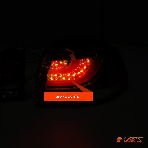 Clear Red R Style 3D LED Stripe Bar Tail lights for Volkswagen VW Golf VI 6 2008 - 2013 - Mars Performance