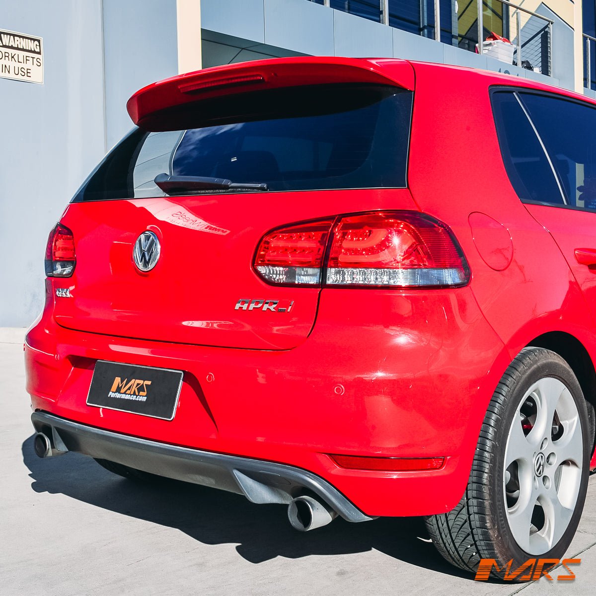 Clear Red R Style 3D LED Stripe Bar Tail lights for Volkswagen VW Golf VI 6 2008 - 2013 - Mars Performance