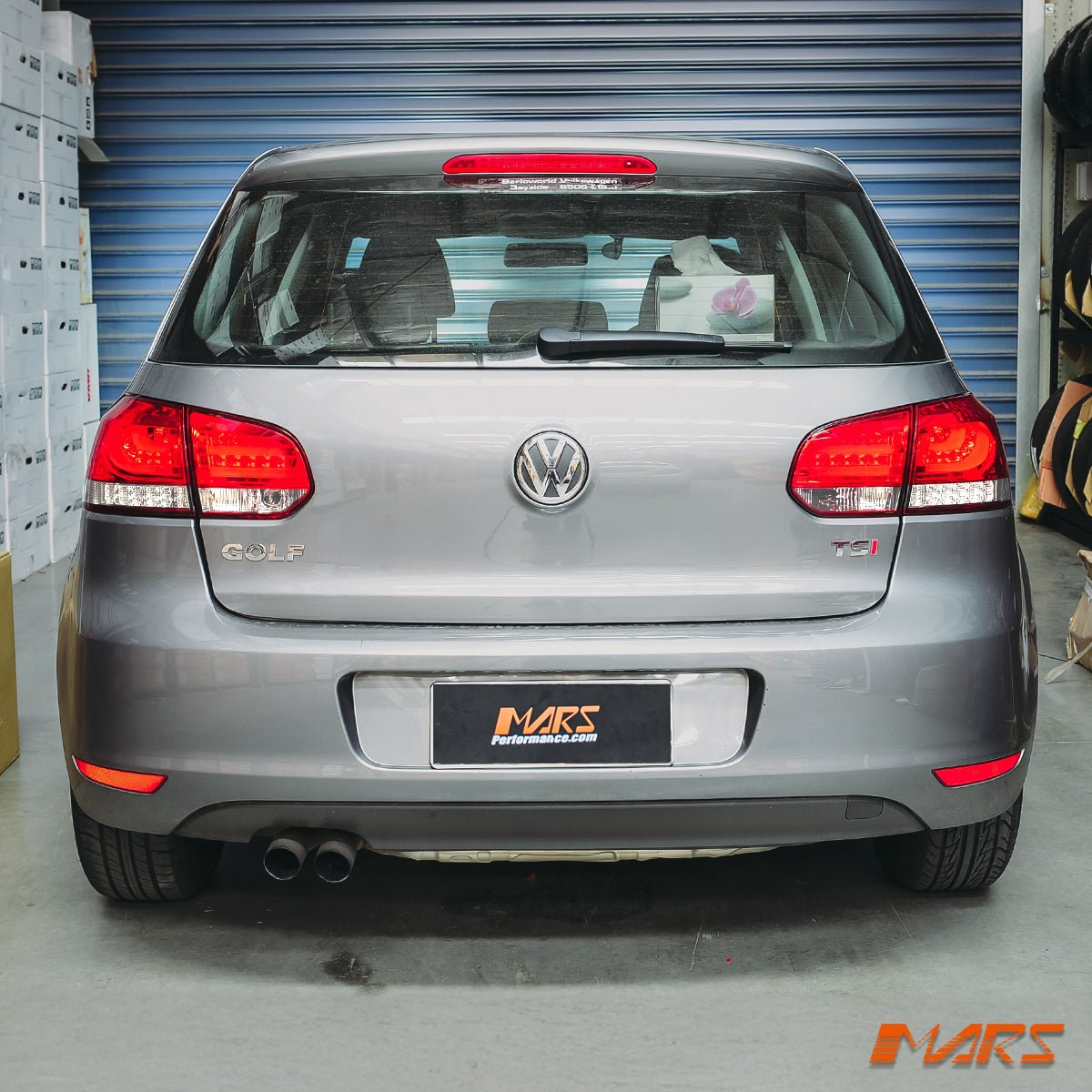 Clear Red R Style 3D LED Stripe Bar Tail lights for Volkswagen VW Golf VI 6 2008 - 2013 - Mars Performance