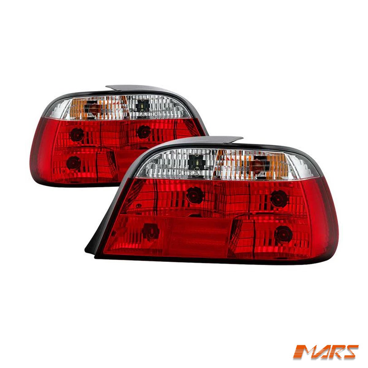 Clear Red Tail lights for BMW 7 - Series E38 1995 - 2001 - Mars Performance