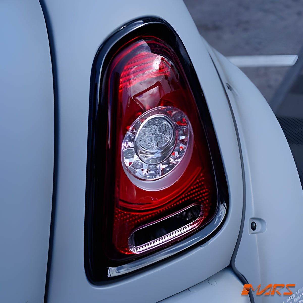 Clear Red Tail lights with 3D Stripe Bar & LED Indicators for Mini Cooper Hatch R56 Pre LCI 2007 - 2010 - Mars Performance