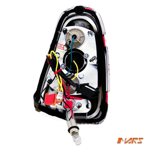 Clear Red Tail lights with 3D Stripe Bar & LED Indicators for Mini Cooper Hatch R56 Pre LCI 2007 - 2010 - Mars Performance