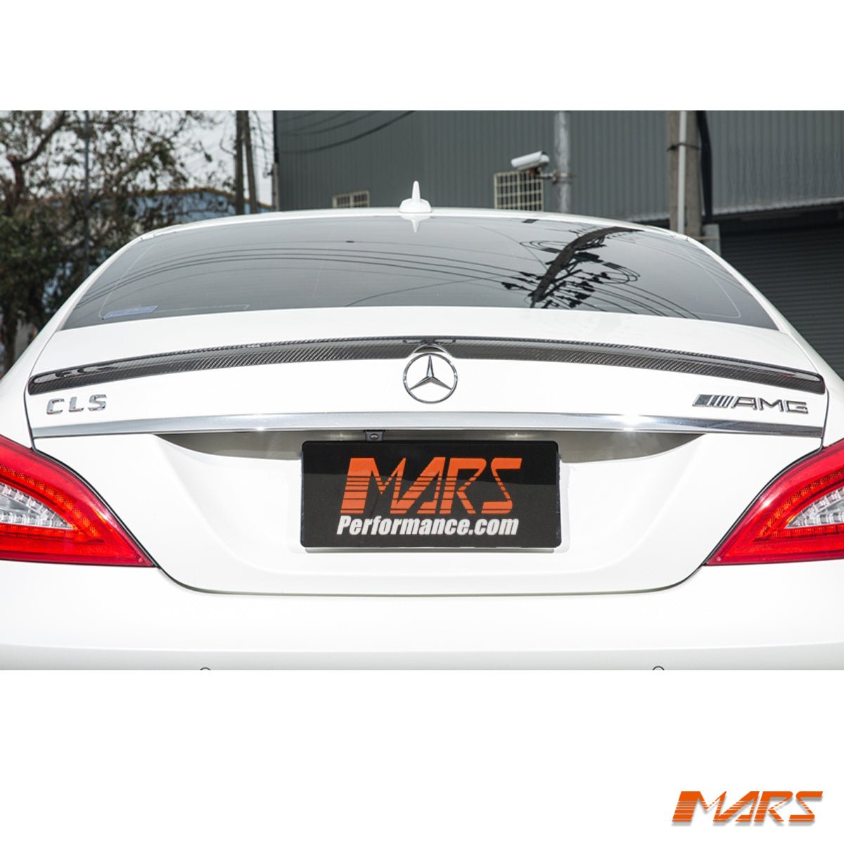 CLS63 AMG Style Carbon Fibre Rear Trunk Lip Spoiler Bodykit for Mercedes Benz CLS - Class W218 C218 2011 - 2017 - Mars Performance