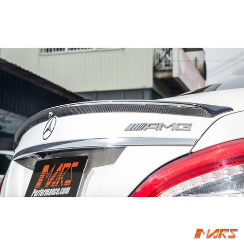 CLS63 AMG Style Carbon Fibre Rear Trunk Lip Spoiler Bodykit for Mercedes Benz CLS - Class W218 C218 2011 - 2017 - Mars Performance