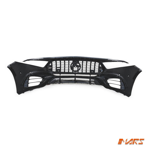 Completed Front Bumper Bar with Grill & Canards for Mercedes - Benz Genuine A45 A45S AMG W177 Hatch 2018 - 2024 - Mars Performance