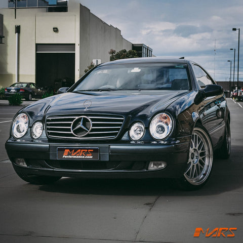 Crystal Clear CCFL Angel Eyes Prejector Head Lights for Mercedes - Benz CLK - Class W208 C208 A208 1997 - 2002 - Mars Performance
