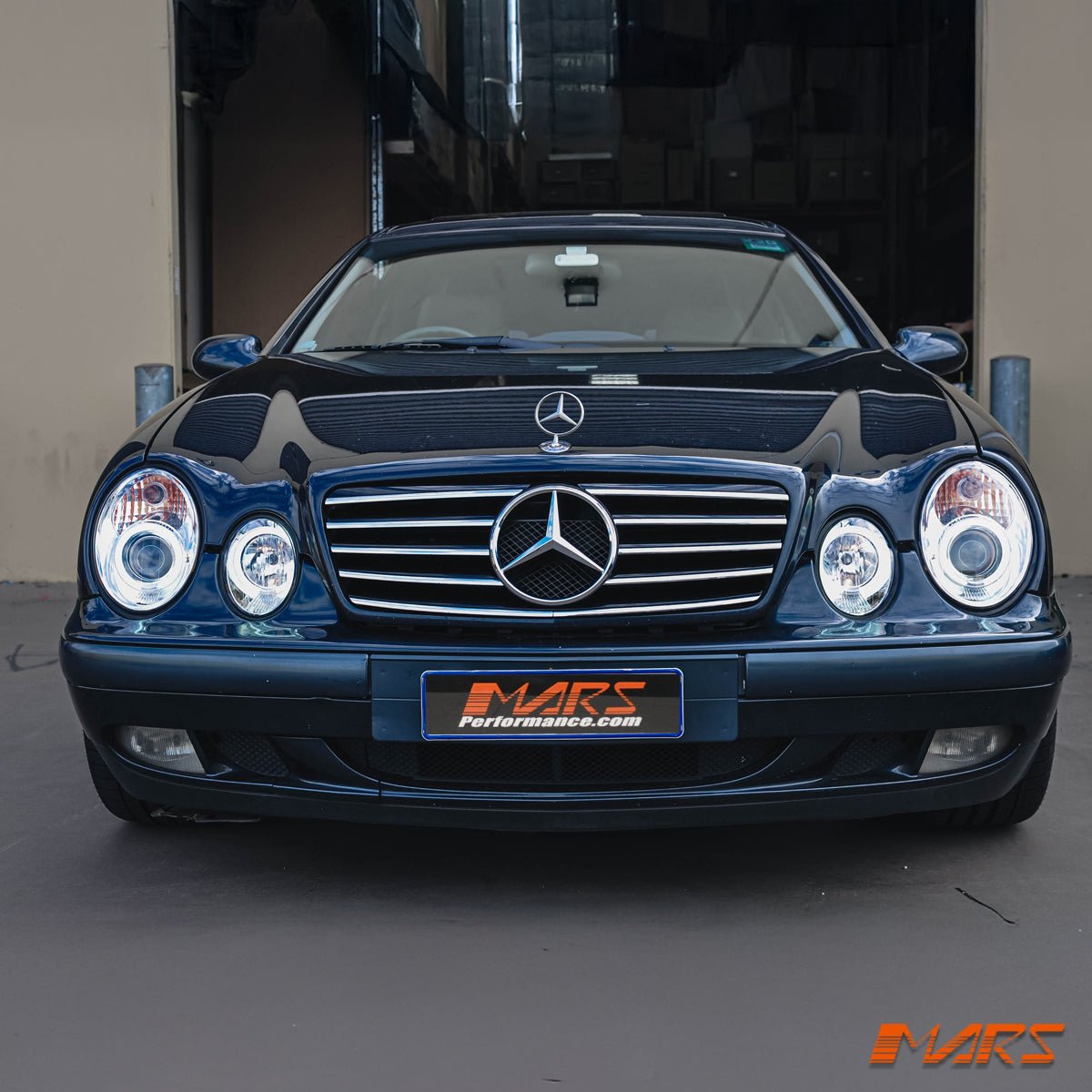 Crystal Clear CCFL Angel Eyes Prejector Head Lights for Mercedes - Benz CLK - Class W208 C208 A208 1997 - 2002 - Mars Performance