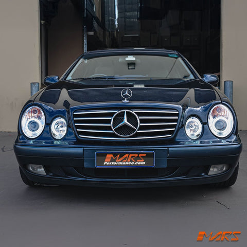Crystal Clear CCFL Angel Eyes Prejector Head Lights for Mercedes - Benz CLK - Class W208 C208 A208 1997 - 2002 - Mars Performance