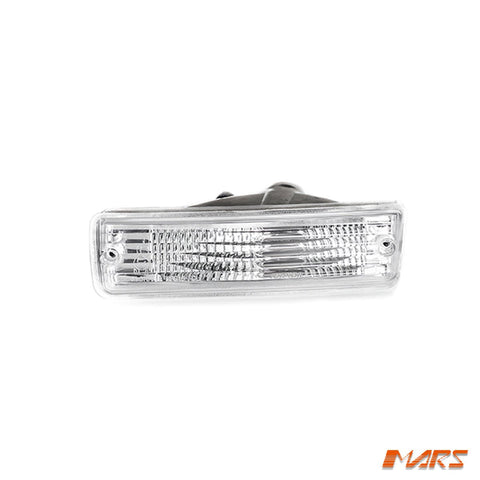 Crystal Clear Front Bumper bar Turn Signal Indicator Lights for Nissan Silvia S13 1988 - 1993 - Mars Performance