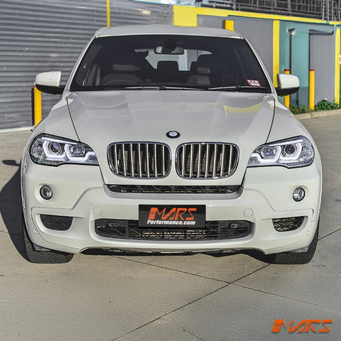 Crystal Clear LED DRL projector Head Lights for BMW X - Series X5 E70 2007 - 2010 Pre LCI - Mars Performance