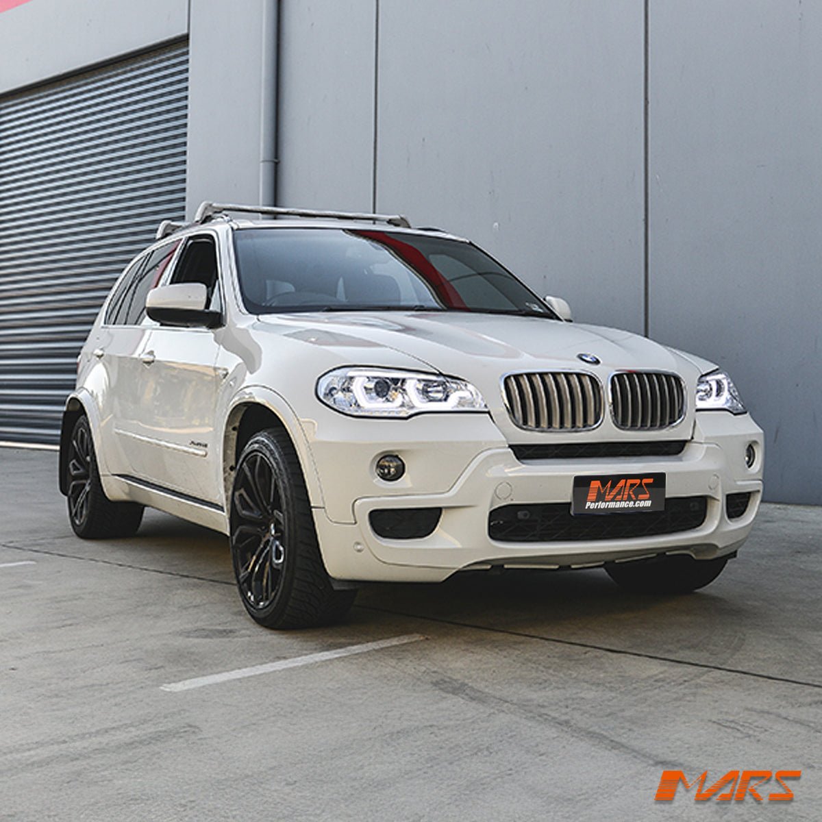 Crystal Clear LED DRL projector Head Lights for BMW X - Series X5 E70 2007 - 2010 Pre LCI - Mars Performance