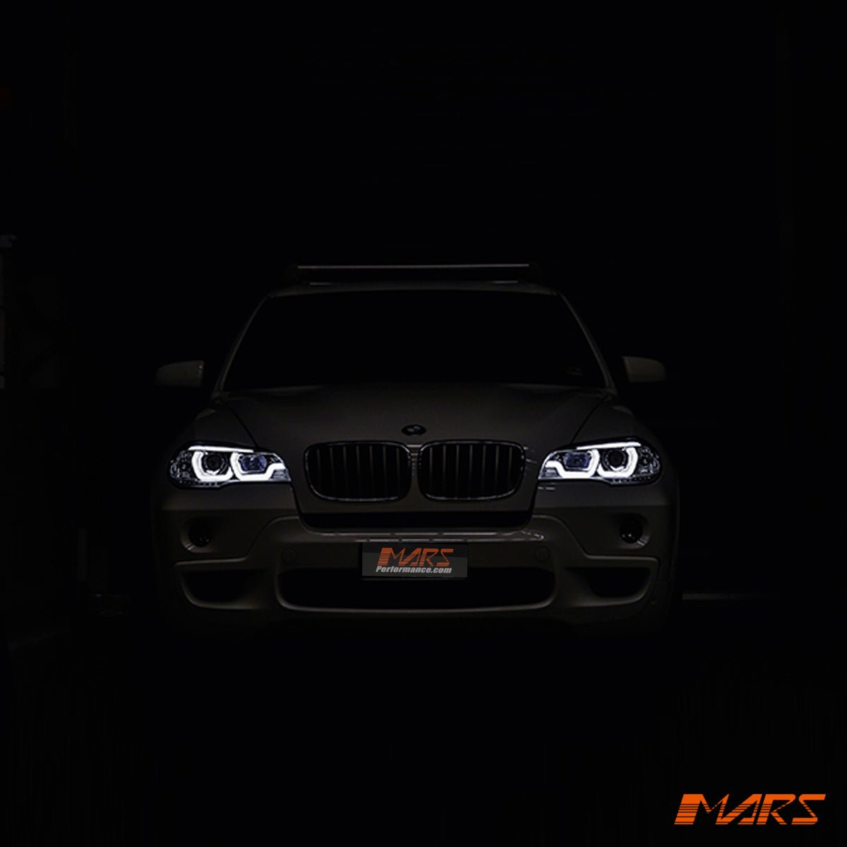 Crystal Clear LED DRL projector Head Lights for BMW X - Series X5 E70 2007 - 2010 Pre LCI - Mars Performance