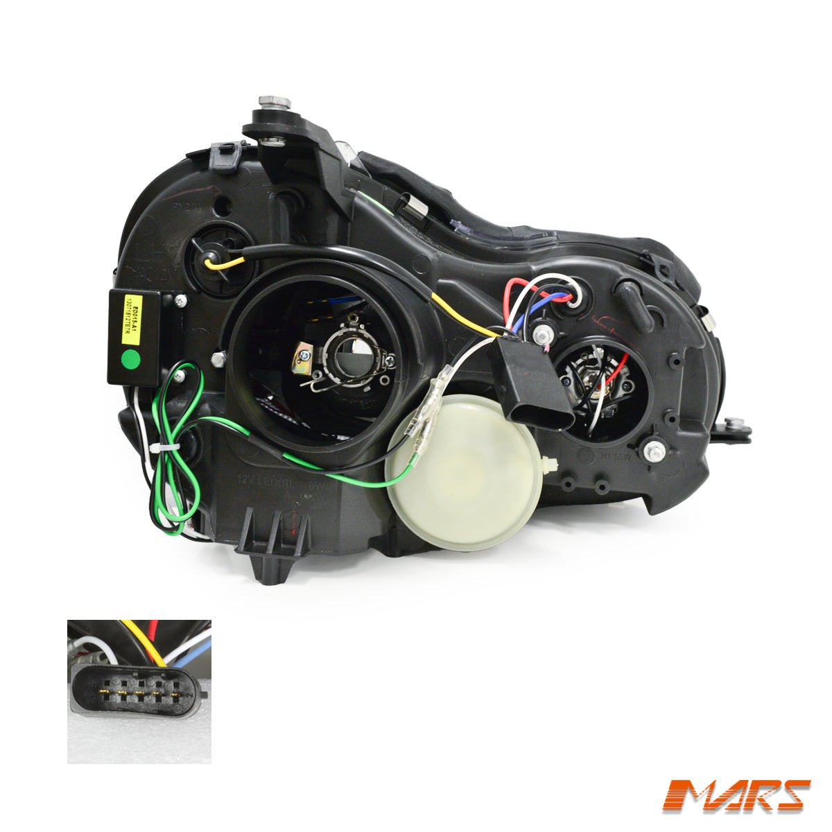 Crystal Clear LED DRL Projector Head Lights for Mercede - Benz CLK - Class W209 C209 A209 2002 - 2009 - Mars Performance