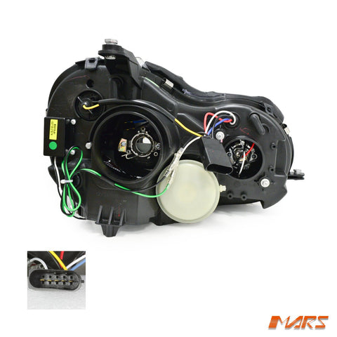 Crystal Clear LED DRL Projector Head Lights for Mercede - Benz CLK - Class W209 C209 A209 2002 - 2009 - Mars Performance