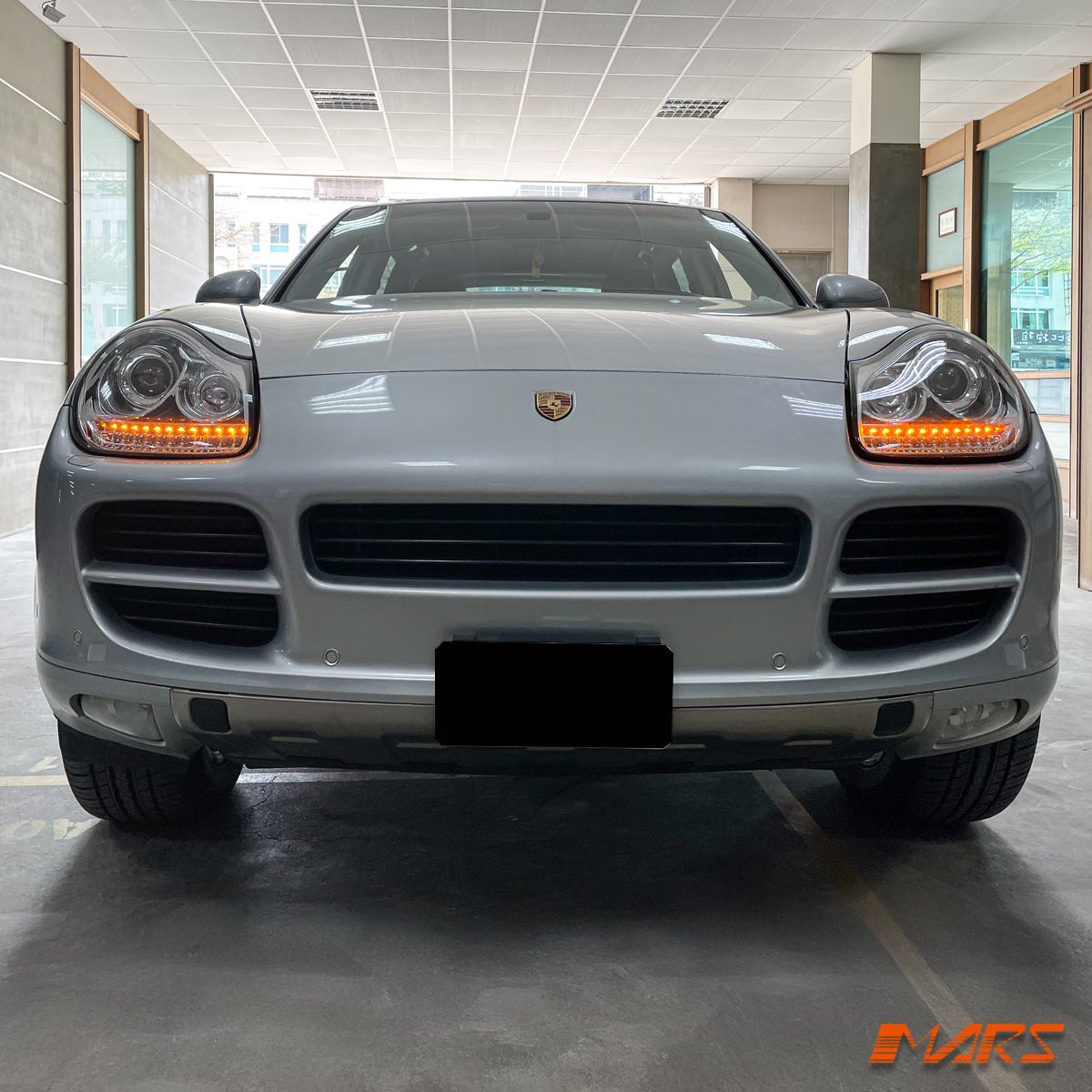 Crystal Clear LED DRL Projector Head Lights for Porsche Cayenne 955 9PA 2003 - 2006 - HID/Xenon model only - Mars Performance