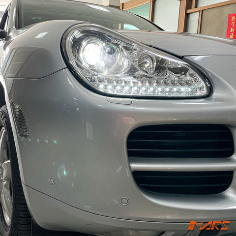 Crystal Clear LED DRL Projector Head Lights for Porsche Cayenne 955 9PA 2003 - 2006 - HID/Xenon model only - Mars Performance