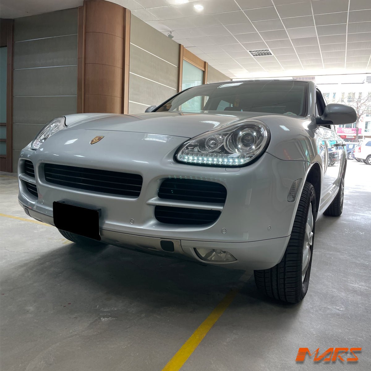 Crystal Clear LED DRL Projector Head Lights for Porsche Cayenne 955 9PA 2003 - 2006 - HID/Xenon model only - Mars Performance