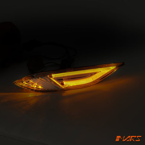 Crystal Clear LED Side Indicator lights Turn Signal Marker for Porsche Cayenne 958 92A 2010 - 2014 - Mars Performance