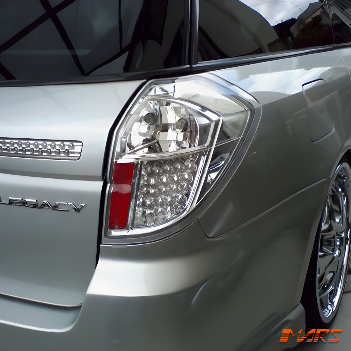 Crystal Clear LED Tail lights for Subaru 4GEN Liberty Legacy OutBack 2003 - 2009 Wagon - Mars Performance