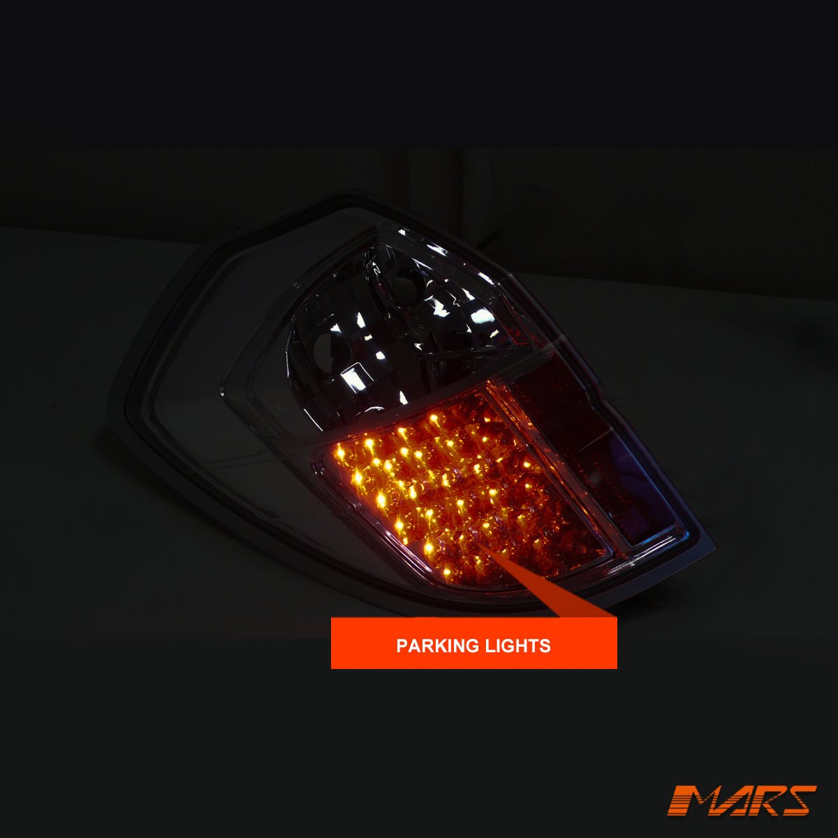 Crystal Clear LED Tail lights for Subaru 4GEN Liberty Legacy OutBack 2003 - 2009 Wagon - Mars Performance