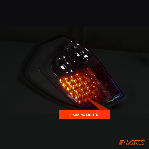Crystal Clear LED Tail lights for Subaru 4GEN Liberty Legacy OutBack 2003 - 2009 Wagon - Mars Performance
