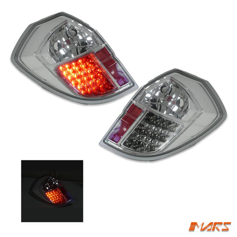 Crystal Clear LED Tail lights for Subaru 4GEN Liberty Legacy OutBack 2003 - 2009 Wagon - Mars Performance