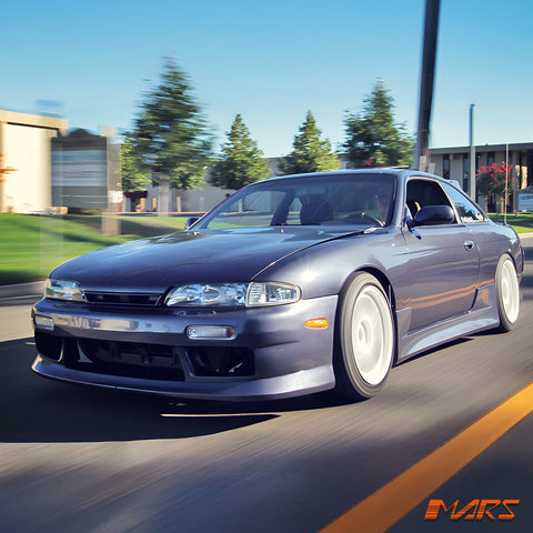 Crystal Clear Side Corner Parker Lights for Nissan 200SX Silvia S14 Series 1 1993 - 1996 - Mars Performance