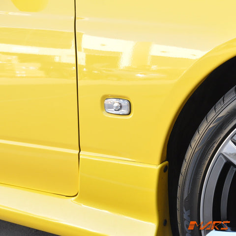 Crystal Clear Side Indicator Turn Signel Lights for Nissan 200SX Silvia S15 - Mars Performance