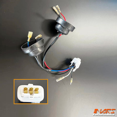 Crystal DRL LED Projector Head Lights for Holden & HSV Commodore VZ - Mars Performance