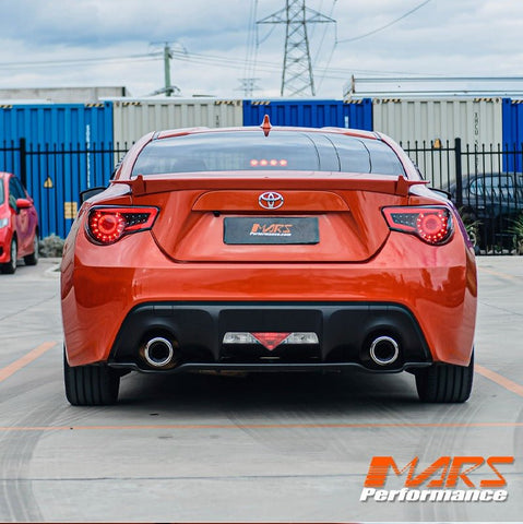 Crystal - Eye JDM Black Full LED Tail lights for Toyota 86 ZN6 GT GTS & Subaru BRZ ZC6 - Mars Performance
