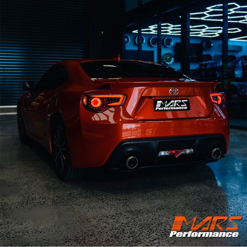 Crystal - Eye JDM Black Full LED Tail lights for Toyota 86 ZN6 GT GTS & Subaru BRZ ZC6 - Mars Performance