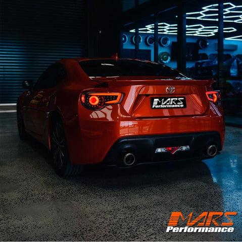 Crystal - Eye JDM Black Full LED Tail lights for Toyota 86 ZN6 GT GTS & Subaru BRZ ZC6 - Mars Performance