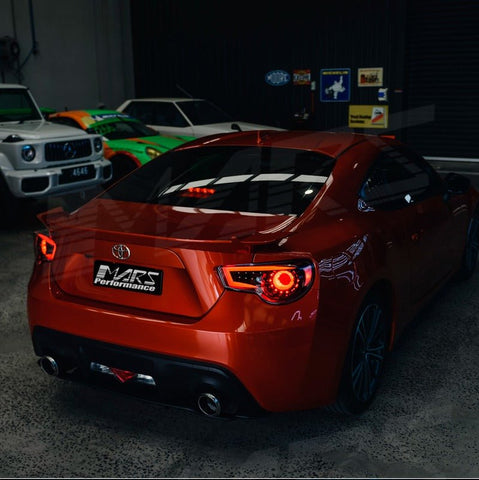 Crystal - Eye JDM Black Full LED Tail lights for Toyota 86 ZN6 GT GTS & Subaru BRZ ZC6 - Mars Performance