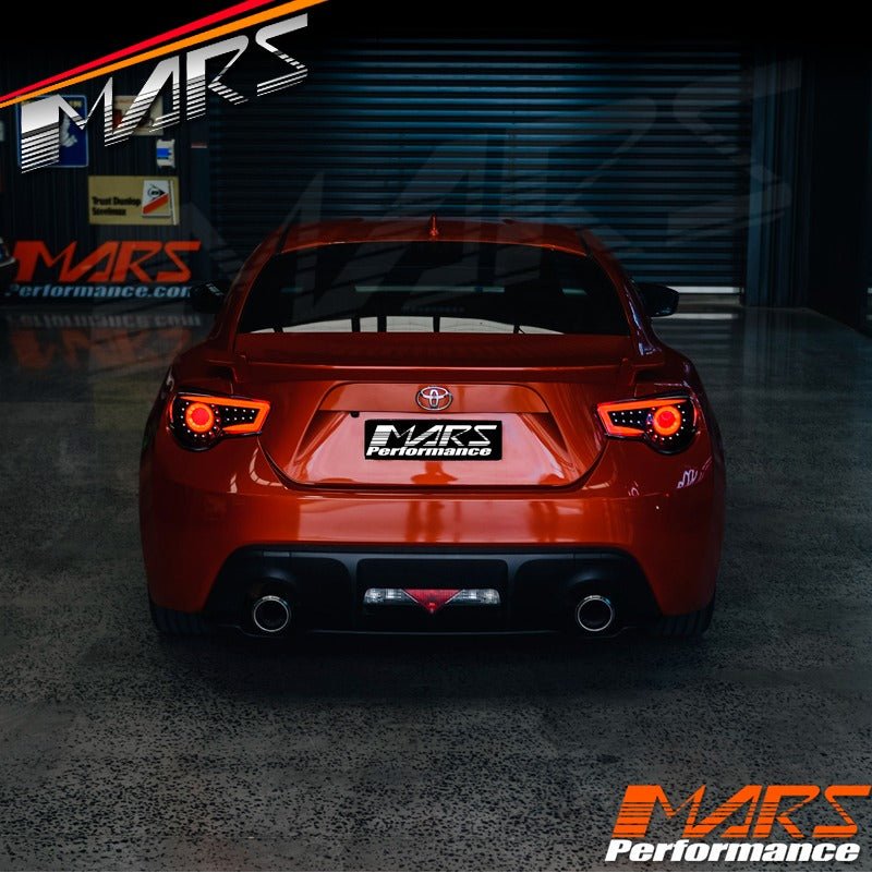 Crystal - Eye JDM Black Full LED Tail lights for Toyota 86 ZN6 GT GTS & Subaru BRZ ZC6 - Mars Performance